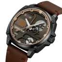 SKMEI 2289 Men’s Quartz Watch – Leather Strap & 30M Water Resistant